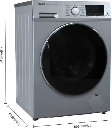 Galanz 10/6 kg Washer with Dryer Quick Wash, Inverter Ready to Wear Clothes with In-built Heater Silver(OPEN BOX) Galanz 10/6 kg Washer with Dryer Quick Wash, Inverter Ready to Wear Clothes with In-built Heater Silver(OPEN BOX)